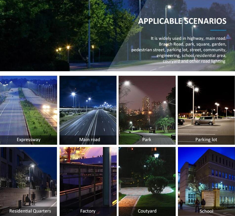 Zeintzuk dira LED kaleko argiaren altuera desberdinak? Eta zein errepide daude hurrenez hurren?